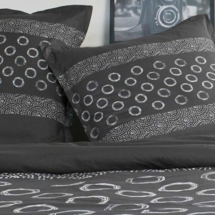 Today Juego de Cama Matrimonio 240x260 cm con 2 Fundas Almohada 65x65 cm 100% Algodón 57 Hilos Gael Grey Print 2 Today Juego de Cama Matrimonio 240x260 cm con 2 Fundas Almohada 65x65 cm 100% Algodón 57 Hilos Gael Grey Print 2