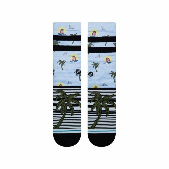 Calcetines Tobilleros Stance Aloha Monkey Staple Azul claro 42-46 2