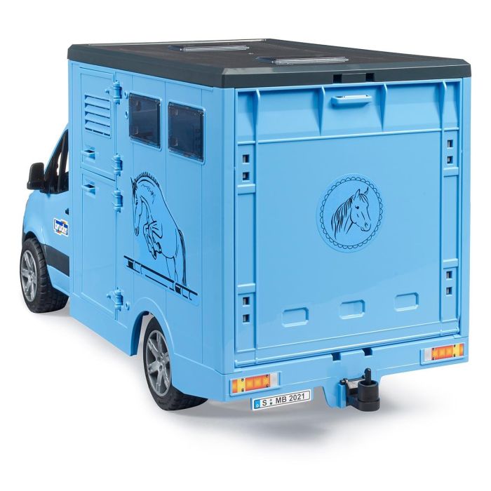 Mb Sprinter Transporte Equino Y Caballo 02674 Bruder 4 Mb Sprinter Transporte Equino Y Caballo 02674 Bruder 4