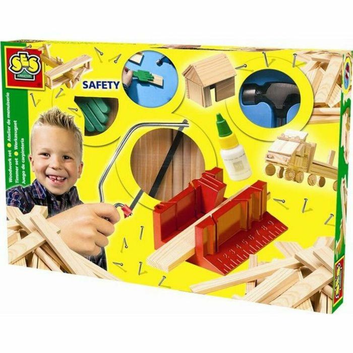 Juego de Madera SES Creative Joinery workshop Madera (29 Piezas) (1 Pieza) 0 Juego de Madera SES Creative Joinery workshop Madera (29 Piezas) (1 Pieza) 0
