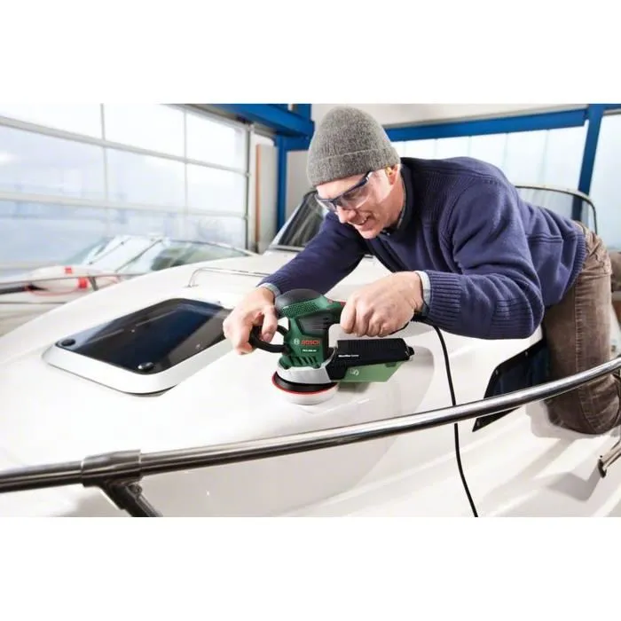 Bosch Lijadora Orbital Aleatoria PEX 400 AE 350W 125mm con Microfiltro 5