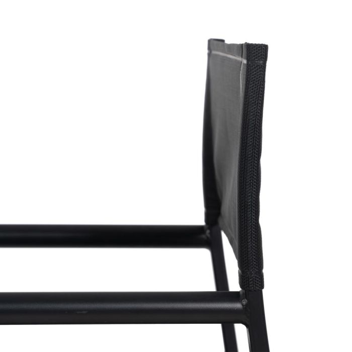 Silla Director Negro Aluminio-Textileno 56 X 53 X 84 cm