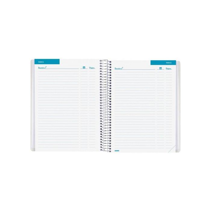 Finocam Libreta de Reuniones Docente Espiral 4º Tapas Personalizables con Papel Reciclado 3