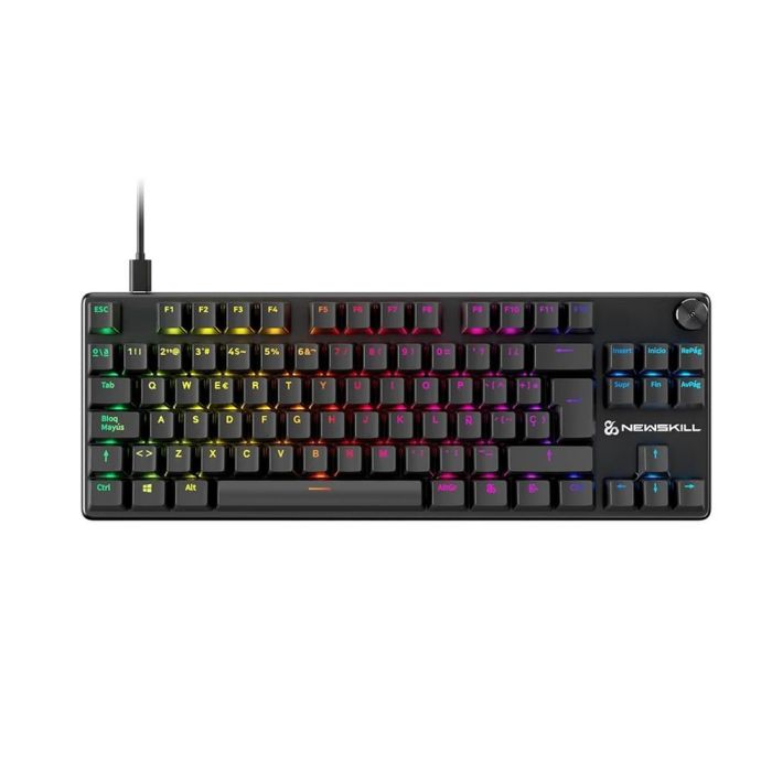 Newskill Teclado Gaming Serike TKL V2 Mecánico TKL RGB Switches Rojos Intercambiables Formato Español 0 Newskill Teclado Gaming Serike TKL V2 Mecánico TKL RGB Switches Rojos Intercambiables Formato Español 0