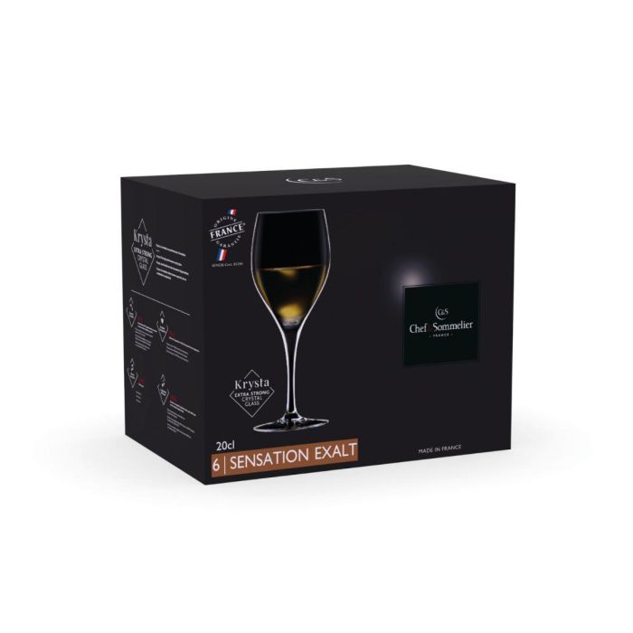 Caja 6 Copas Vino Krysta Sensation Exalt Chef & Sommelier 20 cL Caja 6 Copas Vino Krysta Sensation Exalt Chef & Sommelier 20 cL