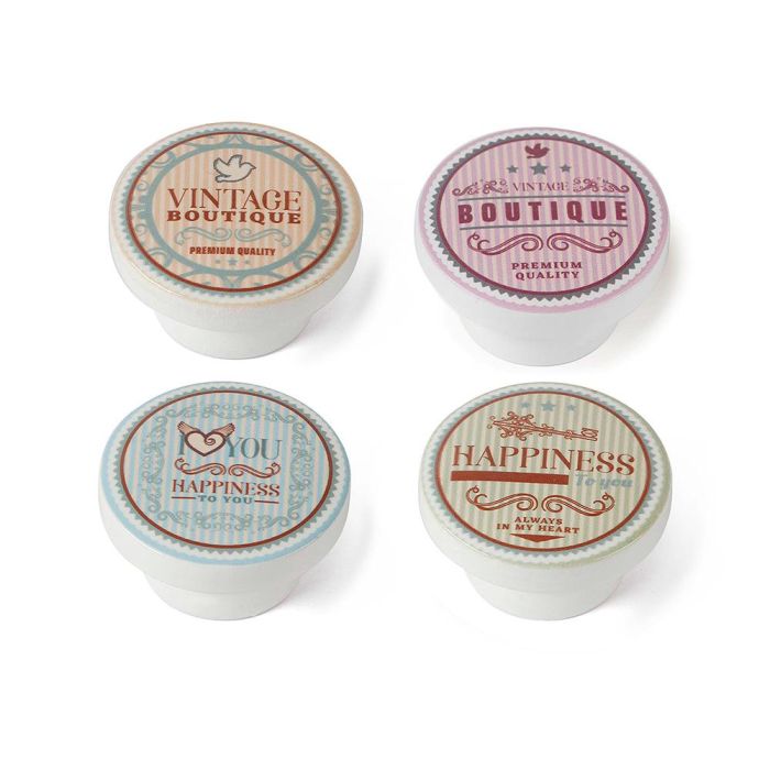 Rei pomo para mueble mod. m8 Ø38mm, pack 4 uds., madera haya, acabado blanco ilustrado, tirador contemporáneo 0 Rei pomo para mueble mod. m8 Ø38mm, pack 4 uds., madera haya, acabado blanco ilustrado, tirador contemporáneo 0