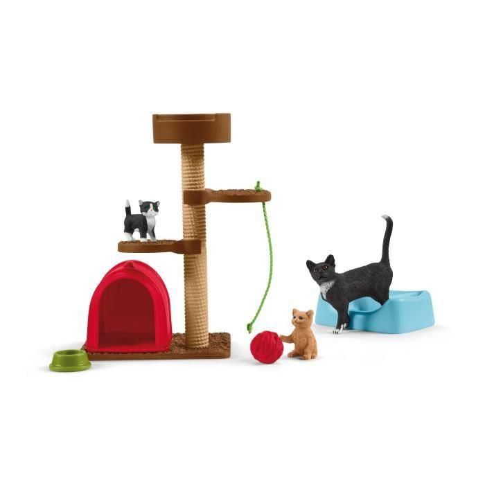 Schleich 42501 Entretenimiento para Gatos Lindo 1