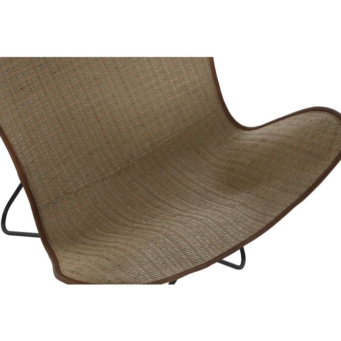 DKD Home Decor Silla Balines de Metal y Ratán Ancho 74 x Profundo 78 x Alto 92 cm 1 DKD Home Decor Silla Balines de Metal y Ratán Ancho 74 x Profundo 78 x Alto 92 cm 1