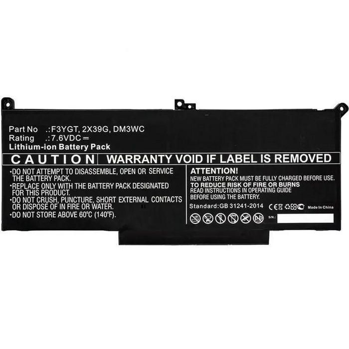 CoreParts Laptop Battery for Dell 62.32Wh Li-ion 7.6V 8200mAh for Dell Latitude 12 7000, Latitude 12 7290, Latitude 13 7000 7390, and many more CoreParts Laptop Battery for Dell 62.32Wh Li-ion 7.6V 8200mAh for Dell Latitude 12 7000, Latitude 12 7290, Latitude 13 7000 7390, and many more