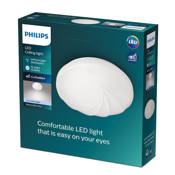 Philips Plafón Led Circular Shore 17W 4000K 1900Lm Ø32x7.2cm IP20 No Regulable Modelo Shell 2 Philips Plafón Led Circular Shore 17W 4000K 1900Lm Ø32x7.2cm IP20 No Regulable Modelo Shell 2