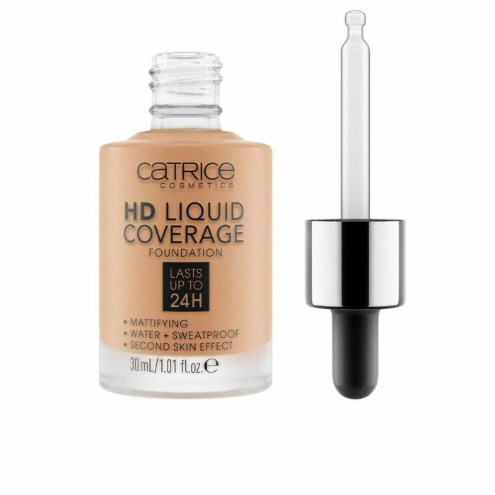 Base de Maquillaje Fluida Hd Liquid Coverage Foundation Catrice 1