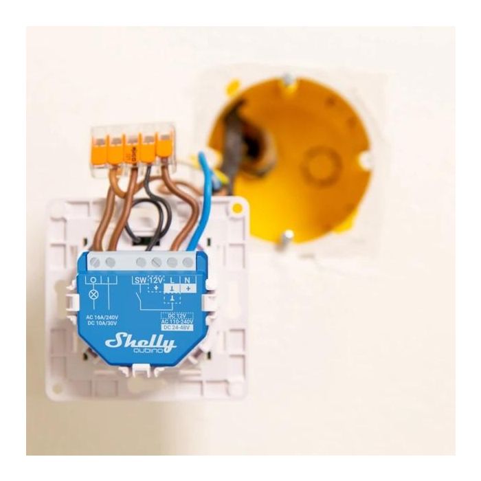 Shelly Wave 1 Relais Z-Wave Max 16A 1 Canal Inteligente para Empotrar 3 Shelly Wave 1 Relais Z-Wave Max 16A 1 Canal Inteligente para Empotrar 3