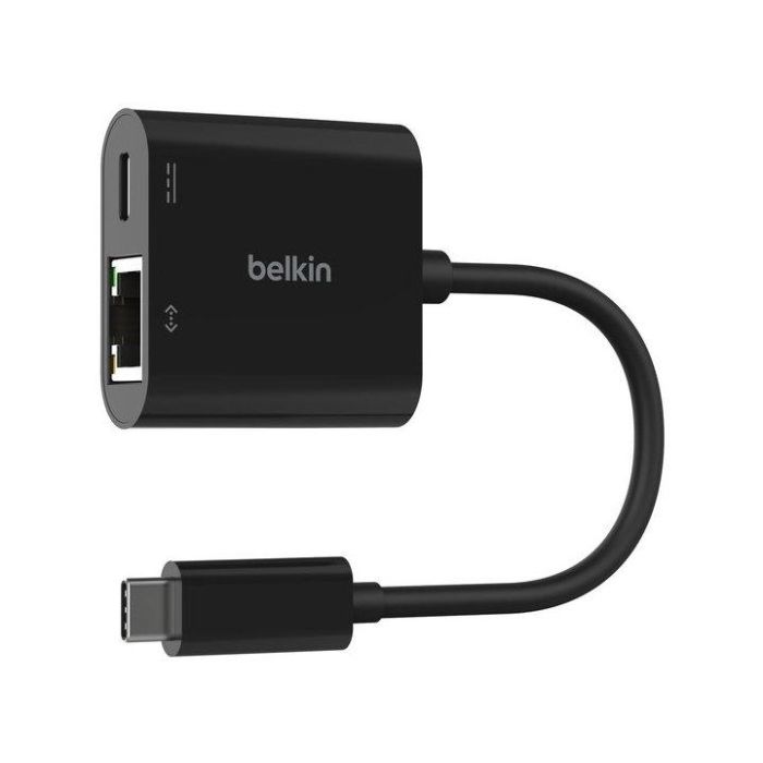 Belkin INC019BTBK Adaptador USB-C a Ethernet + Carga 100W Negro 1