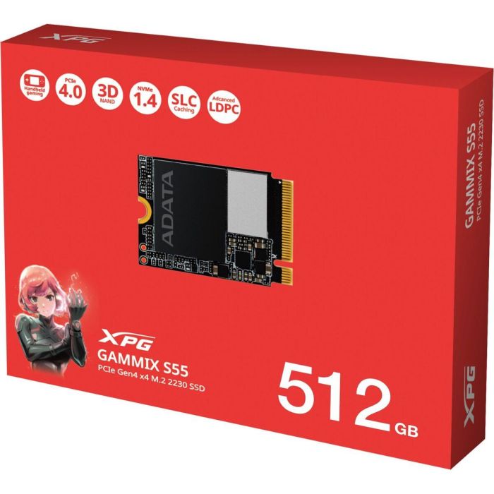 Disco Duro Adata SGAMMIXS55-512G-C 512 GB SSD 2 Disco Duro Adata SGAMMIXS55-512G-C 512 GB SSD 2