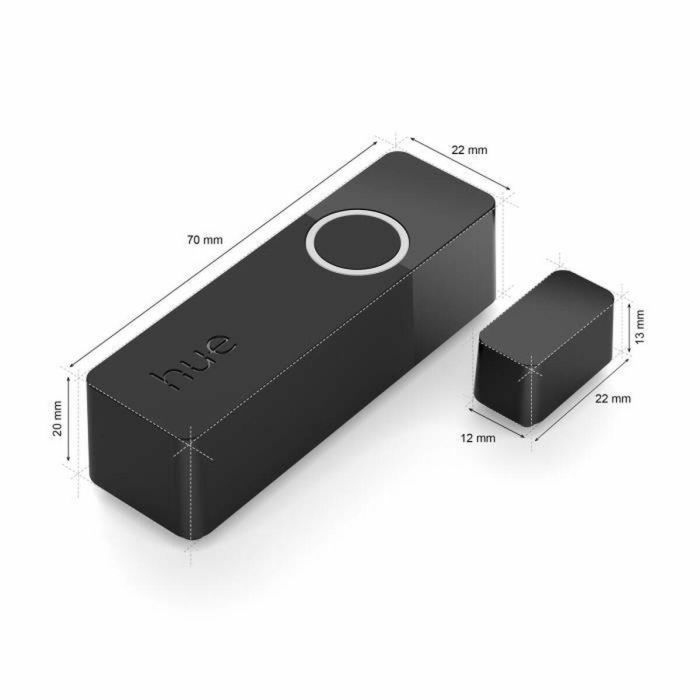Philips Hue PHI1701429819288 Sensores de Contacto Seguros x2 Negros - Fácil Instalación y Control por App 10