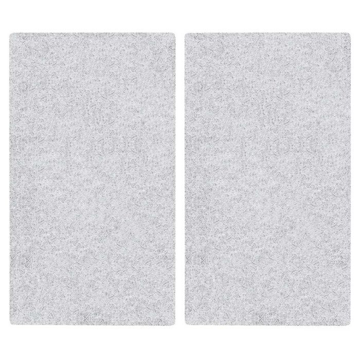 Wenko 2712800100 Placas cobertoras de vidrio templado 30 x 52 cm, 2 uds, higiénicas y resistentes a golpes y arañazos para vitrocerámica e inducción