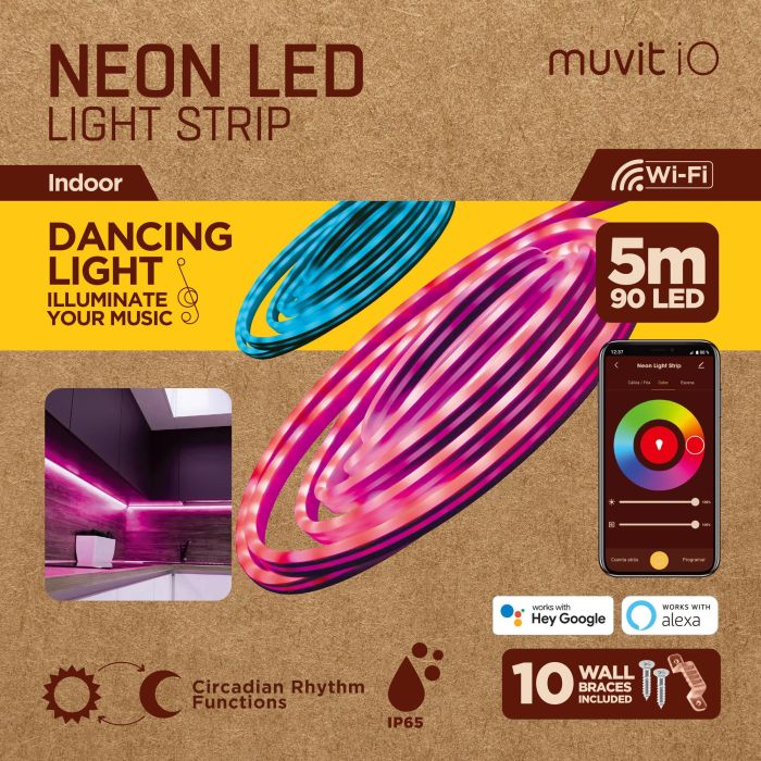 Tiras LED Muvit MIOLST003 G 24 W 1 Tiras LED Muvit MIOLST003 G 24 W 1