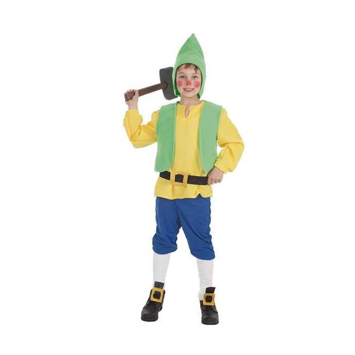 Disfraz infantil enanito amarillo t-0 2-3 años Disfraz infantil enanito amarillo t-0 2-3 años