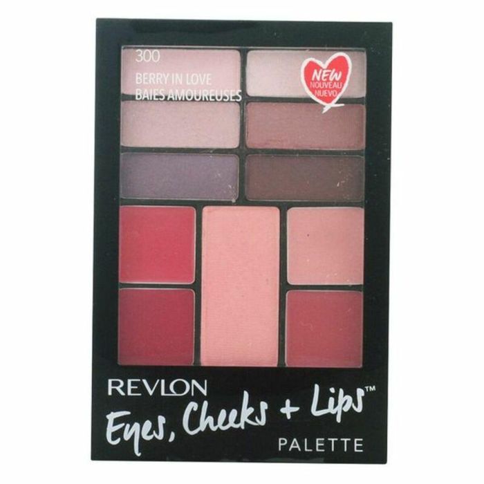 Revlon #300 Paleta de Maquillaje 3 en 1 Ojos, Mejillas y Labios Tono Berry in Love 1 ud 1