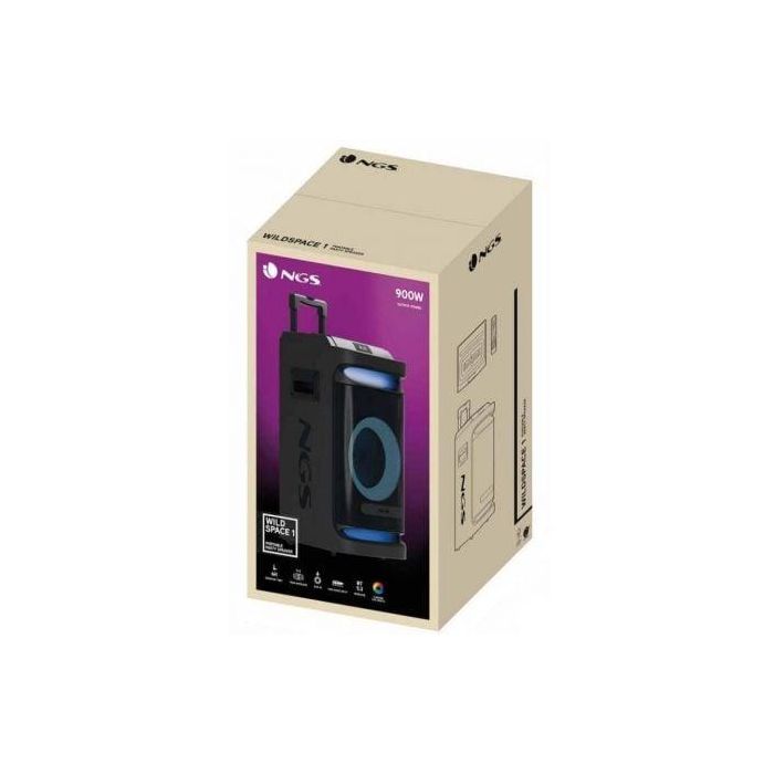 Altavoces NGS WILDSPACE1 Negro 180 W 3 Altavoces NGS WILDSPACE1 Negro 180 W 3
