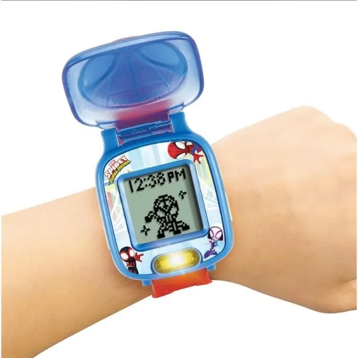 Vtech Reloj de Juego Interactivo de Spidey, con Personajes de Spidey, Ghost-Spider y Spinn 4 Vtech Reloj de Juego Interactivo de Spidey, con Personajes de Spidey, Ghost-Spider y Spinn 4