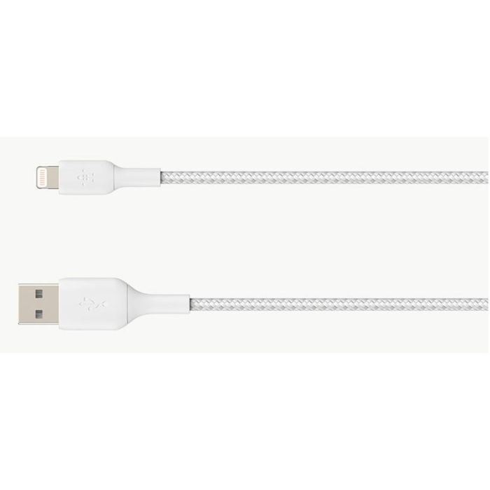 Cable USB a Lightning Belkin CAA002BT2MWH Blanco 2 m (1 unidad)