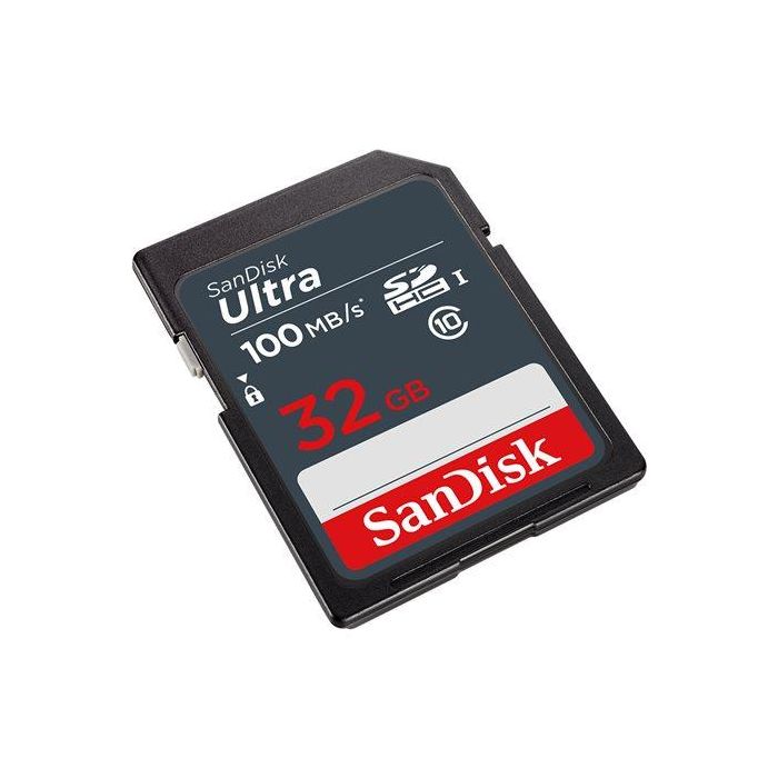 Sandisk Tarjeta de Memoria Secure Digital SDHC Ultra 32GB UHS-I U1 Clase 10 90MB/s Resistente a Golpes y Agua 2