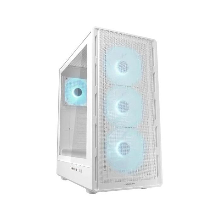 COUGAR Airface Pure PRO Midi Tower PC Blanco, ARGB, ATX, Ventana Lateral, USB-C