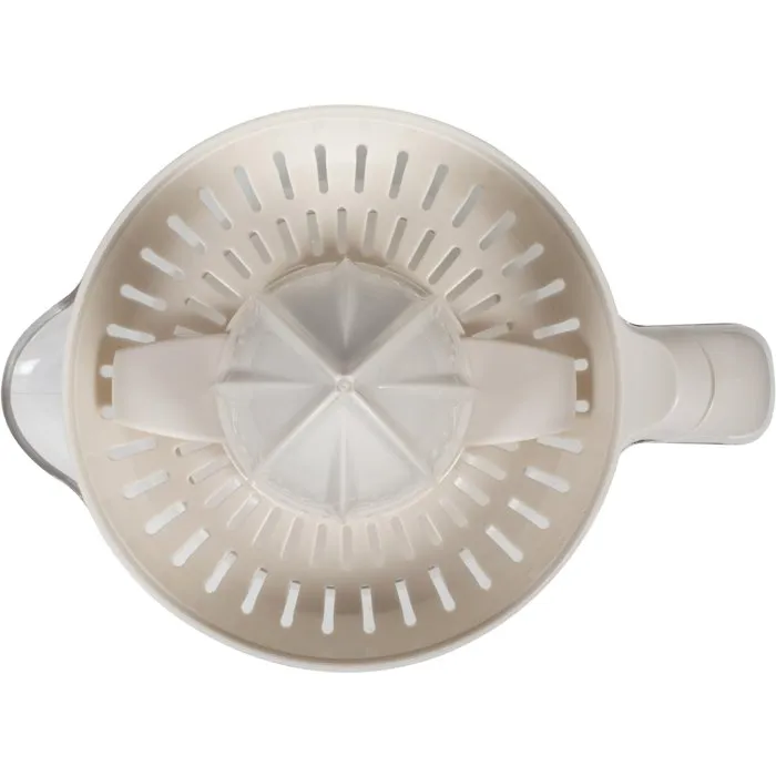Livoo Exprimidor Eléctrico DOD131C - 25W, Conos Grande y Pequeño, 700ml, Blanco Roto, para Cítricos