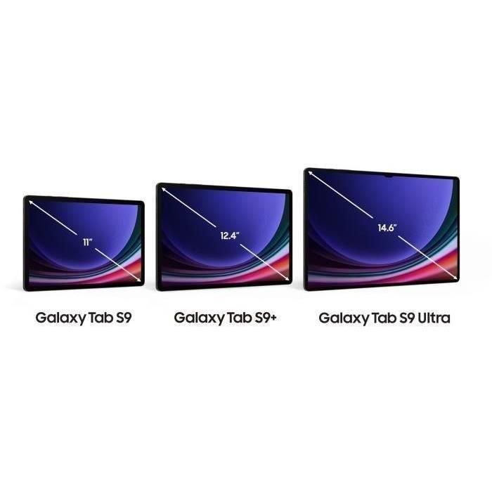 Samsung SMX810NZAEEUB Galaxy Tab S9+ Tablet Táctil de 12.4 pulgadas, 12GB RAM, 512GB Almacenamiento, Antracita, S Pen incluido 2