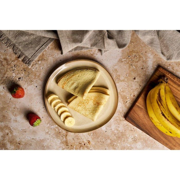 Plato de Postre Duomo Beige Ø 21 cm (6 Unidades) 4 Plato de Postre Duomo Beige Ø 21 cm (6 Unidades) 4