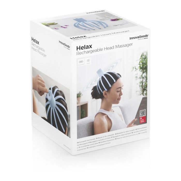 Masajeador de Cabeza Recargable Helax InnovaGoods 4