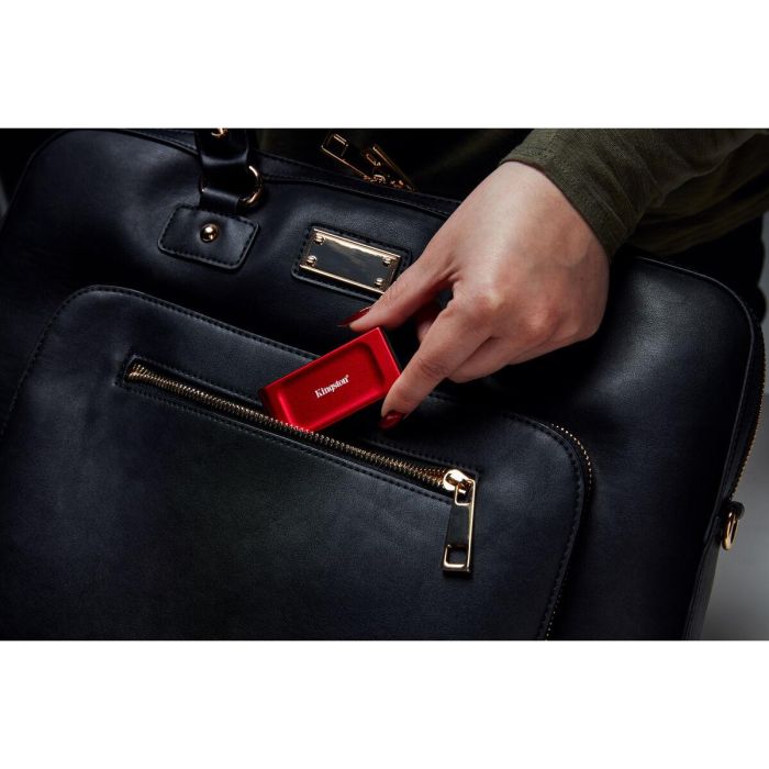 Disco Duro Externo Kingston SXS1000R/2000G Rojo 2 TB 10