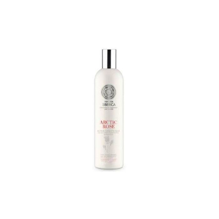 NATURA SIBERICA Bálsamo Capilar Reparador Rosa Ártica para Cabello Seco y Dañado 400ml