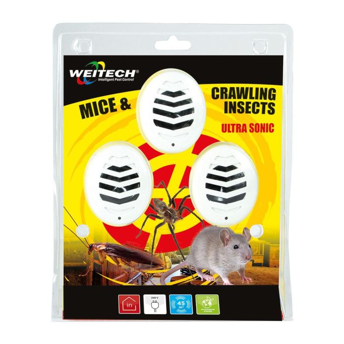 Repelente de plagas Weitech Ultrasónico (3 Unidades) 1