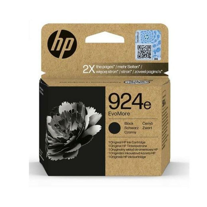 Cartucho de Tinta Original HP 924E Negro (30 unidades) 1 Cartucho de Tinta Original HP 924E Negro (30 unidades) 1