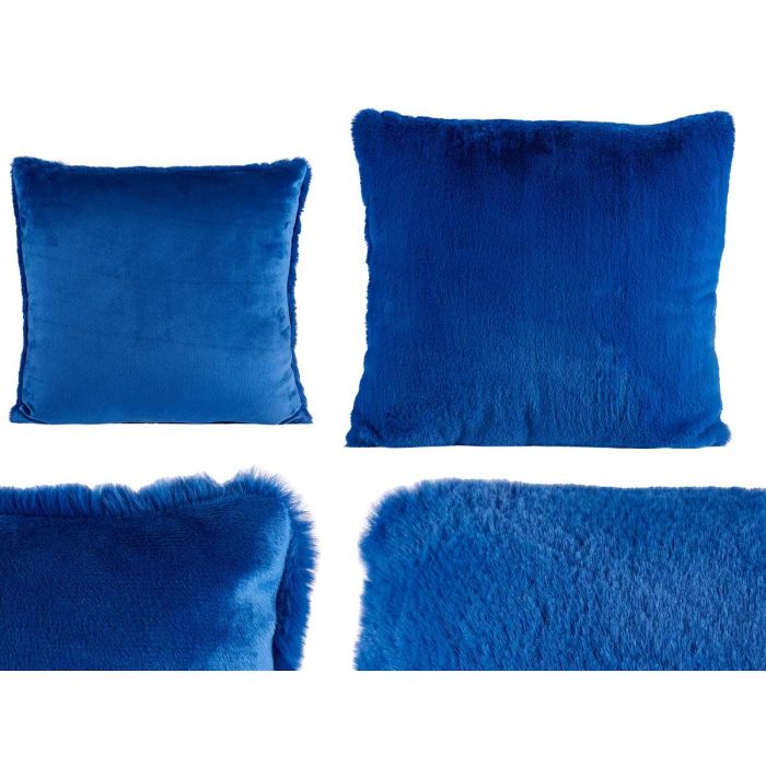 Cojin Pelo Corto Azul 40Cm Giftdecor (12 Unidades) Cojin Pelo Corto Azul 40Cm Giftdecor (12 Unidades)