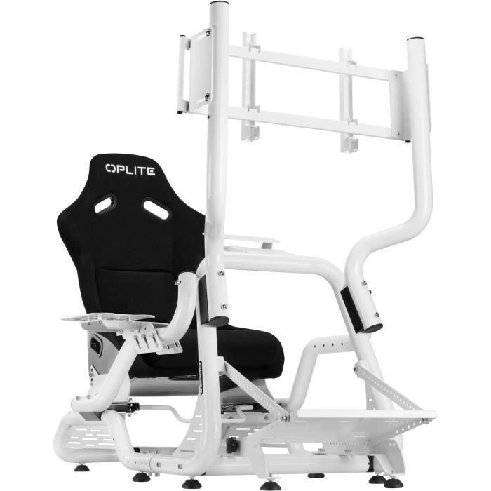 Oplite OPL3770031134469 Soporte Simulación Vuelo/Carreras para Cabina Full Force GTR S8 Blanco - Compatible Freno Mano, Caja Cambios, Joystick 3 Oplite OPL3770031134469 Soporte Simulación Vuelo/Carreras para Cabina Full Force GTR S8 Blanco - Compatible Freno Mano, Caja Cambios, Joystick 3