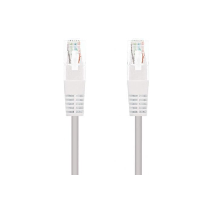 Nanocable 10.20.0110 Cable de Red Ethernet RJ45 UTP Cat.5e para Conexión de Dispositivos - Latiguillo de 10 Metros, Color Gris 2 Nanocable 10.20.0110 Cable de Red Ethernet RJ45 UTP Cat.5e para Conexión de Dispositivos - Latiguillo de 10 Metros, Color Gris 2