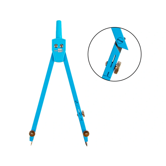 Liderpapel Compás Articulado con Adaptador Universal, Minas 2mm, Estuche Incluido, Colores Surtidos, Longitud 14cm 3 Liderpapel Compás Articulado con Adaptador Universal, Minas 2mm, Estuche Incluido, Colores Surtidos, Longitud 14cm 3