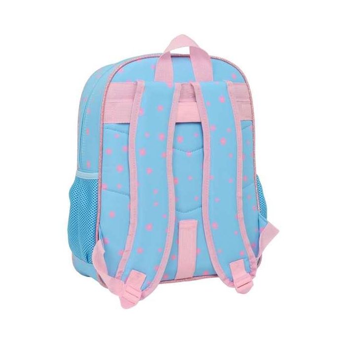 Safta Mochila Escolar Junior Disney Stitch 'Happy' Adaptable a Carro 32x38x12 cm Recomendada Edad 3+ Años 1