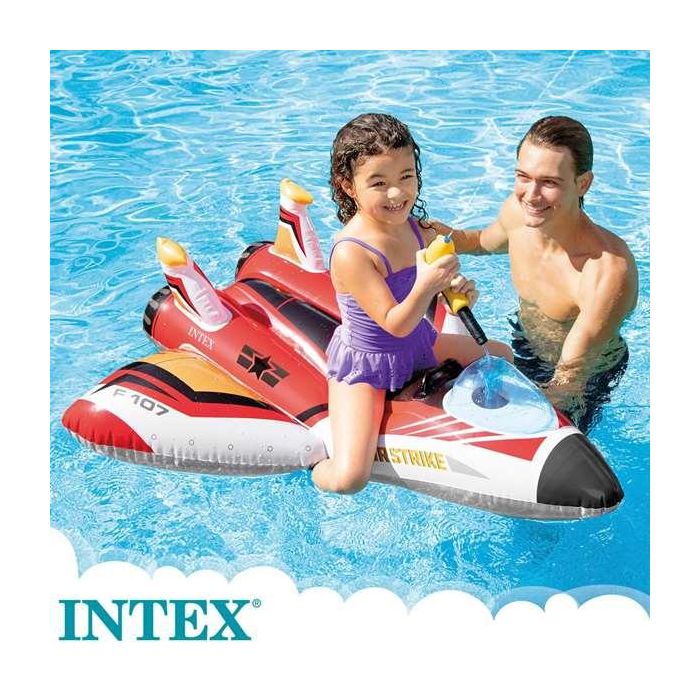 Figura hinchable avion con lanzador de agua 117x117 cm. (+ 3 años) - modelos surtidos 5 Figura hinchable avion con lanzador de agua 117x117 cm. (+ 3 años) - modelos surtidos 5