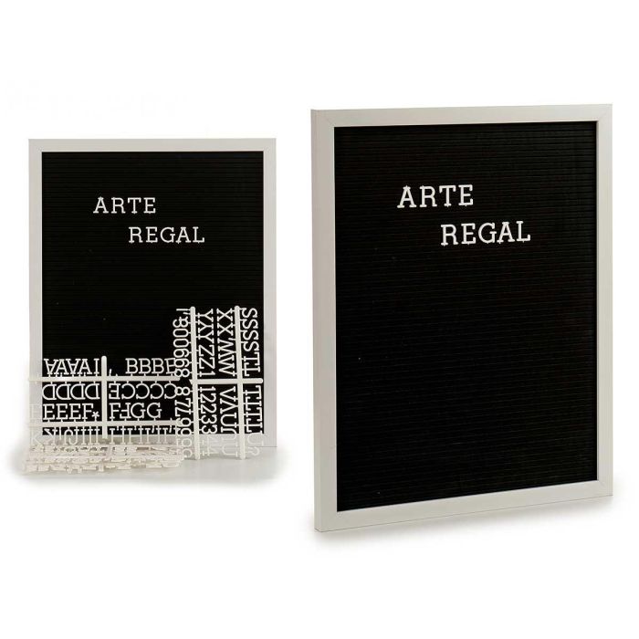 Panel Negro Marco Y Letras Blanco 144 Arte Regal 2X50CM (12 Unidades) Panel Negro Marco Y Letras Blanco 144 Arte Regal 2X50CM (12 Unidades)