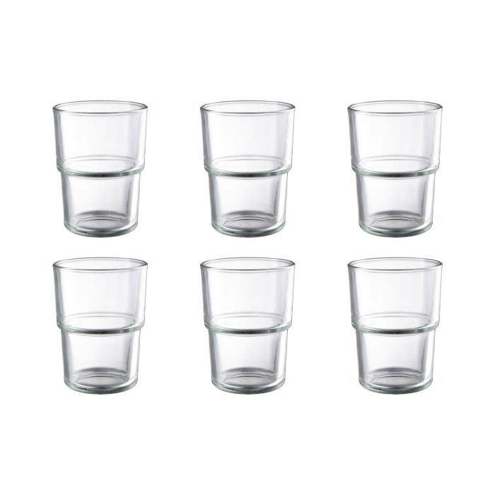 La Mediterranea Set 6 Vasos Leza 400 ml (8 Cajas)