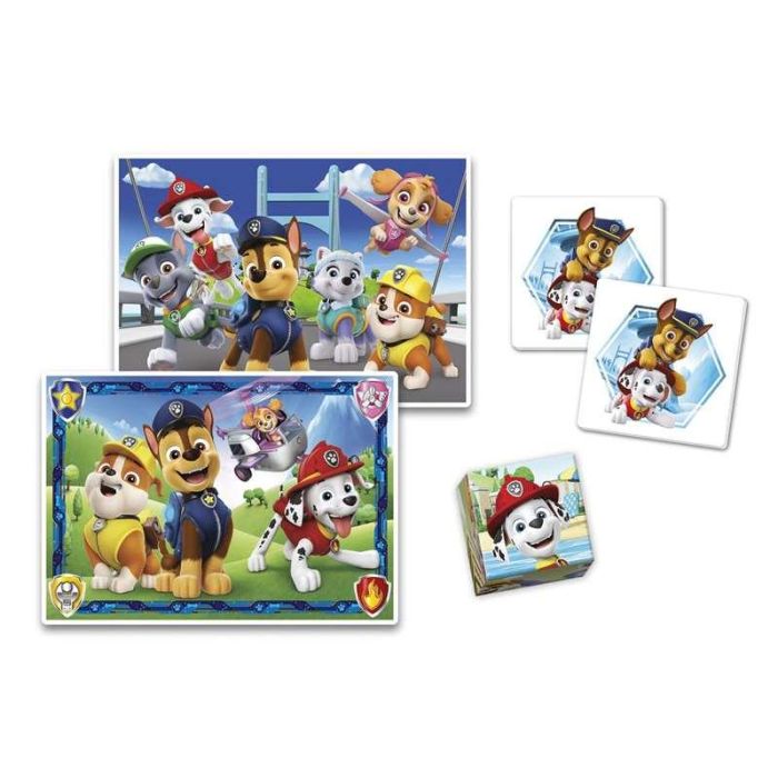Clementoni Puzzle Edukit 4 en 1 Paw Patrol Rompecabezas para Niños +3 Años 7