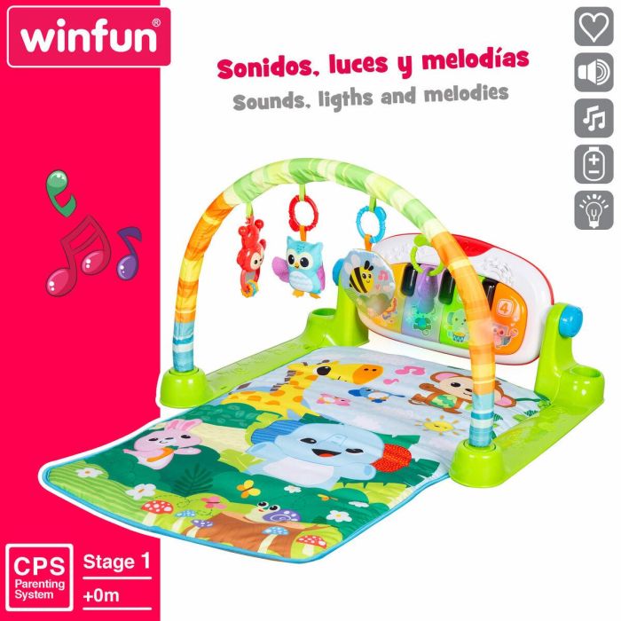 Alfombra de juego Winfun Tela Plástico 63 x 43 x 91 cm (2 Unidades) 5