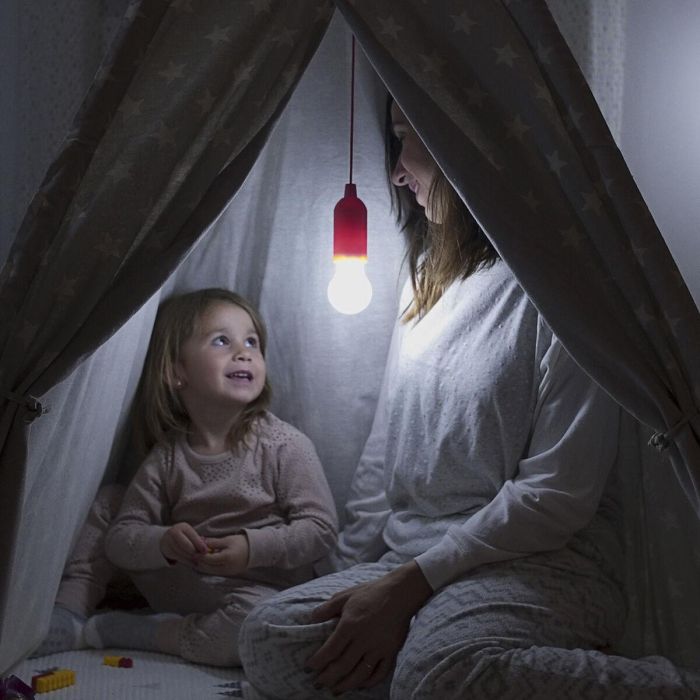 Bombilla LED Portátil con Cordón Bulby InnovaGoods 6 Bombilla LED Portátil con Cordón Bulby InnovaGoods 6