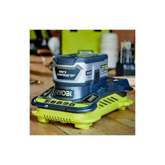 Cargador de Batería Ryobi RC18150 18 V 4 Cargador de Batería Ryobi RC18150 18 V 4