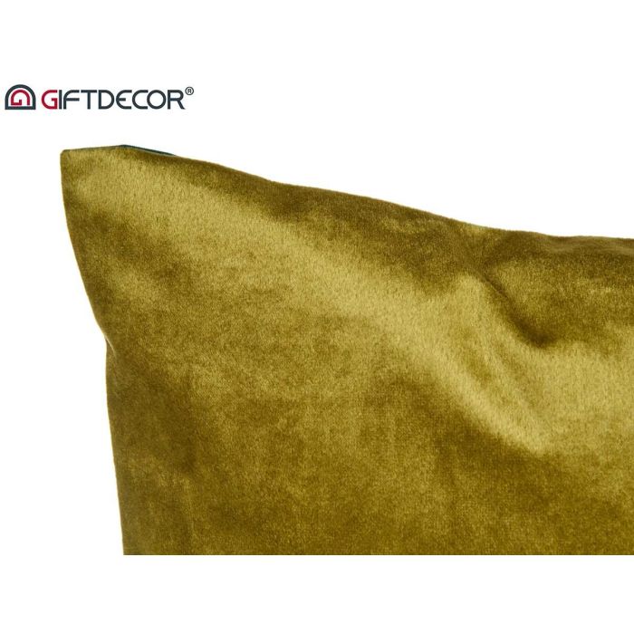 Cojín de Terciopelo Verde 60x60 cm - Giftdecor (4 Unidades) 3 Cojín de Terciopelo Verde 60x60 cm - Giftdecor (4 Unidades) 3
