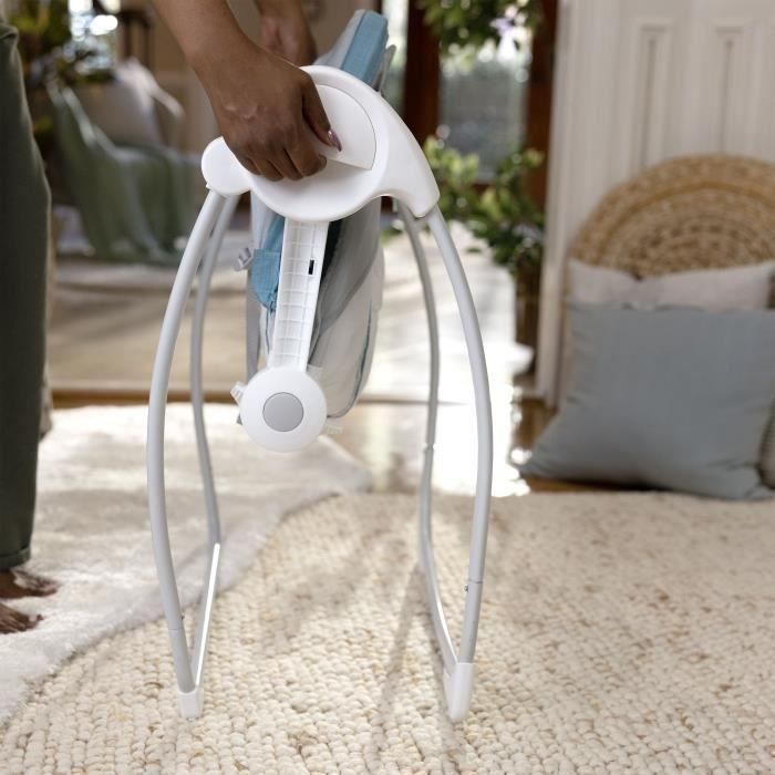 Ity by INGENUITY Columpio portátil Sun Valley Canopy - Toldo, 2 juguetes, asiento reclinable de 2 posiciones - Unisex - 0-9 meses - Gris 5 Ity by INGENUITY Columpio portátil Sun Valley Canopy - Toldo, 2 juguetes, asiento reclinable de 2 posiciones - Unisex - 0-9 meses - Gris 5